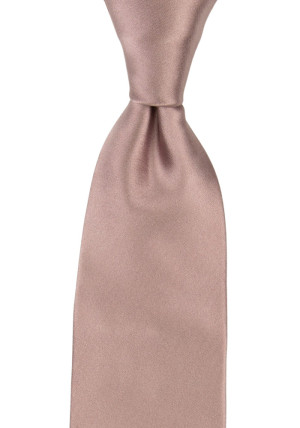 Satin ROSE TAUPE classic tie