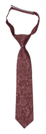 SAVETHEDATE Ash rose boy's tie small pre-tied