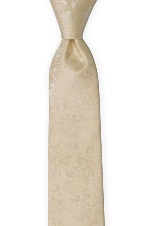 SAVETHEDATE Champagne boy's tie medium
