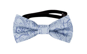 SCROLLER LIGHT BLUE baby bow tie