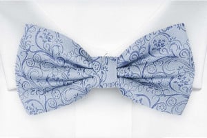SCROLLER LIGHT BLUE boy's bow tie