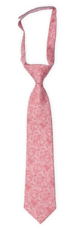 SCROLLER Vintage pink boy's tie small pre-tied