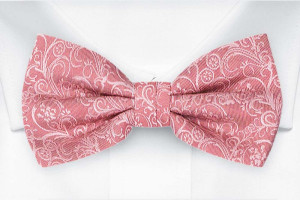 SCROLLER VINTAGE PINK boy's bow tie