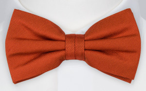 SKOJARE ORANGE pre-tied bow tie