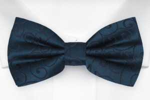 SNAZZY DARK BLUE boy's bow tie