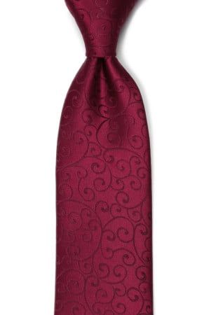 SNAZZY DARK RED tie