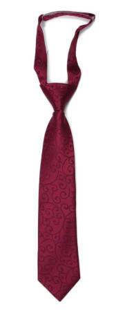 SNAZZY Dark red boy's tie small pre-tied