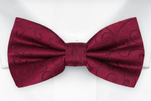 SNAZZY DARK RED boy's bow tie