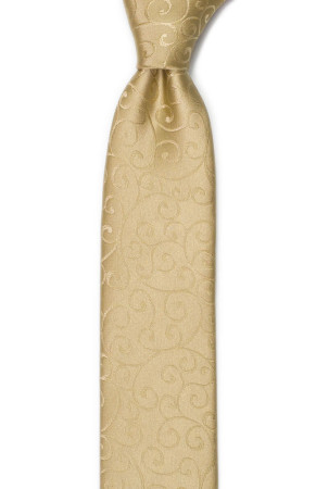 SNAZZY Gold boy's tie medium
