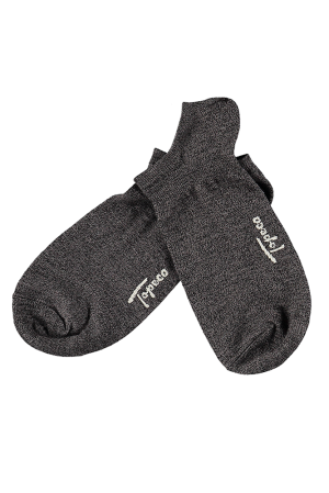 SNEAKER SOLID BLACK socks