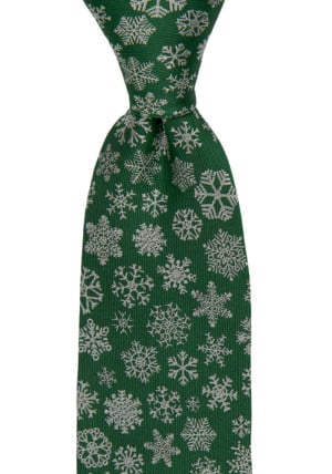SNOFLINGA GREEN tie