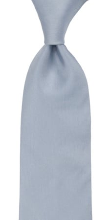 SOLID Baby blue classic tie
