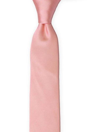 SOLID Blush pink boy's tie medium