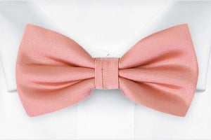 SOLID BLUSH PINK boy's bow tie