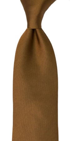 SOLID Bronze classic tie
