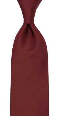 SOLID Burgundy classic tie