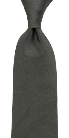 SOLID Dark grey classic tie