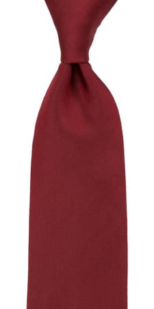 SOLID Dark red classic tie