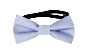 SOLID ICE BLUE baby bow tie
