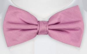 SOLID Lavender Pink pre-tied bow tie