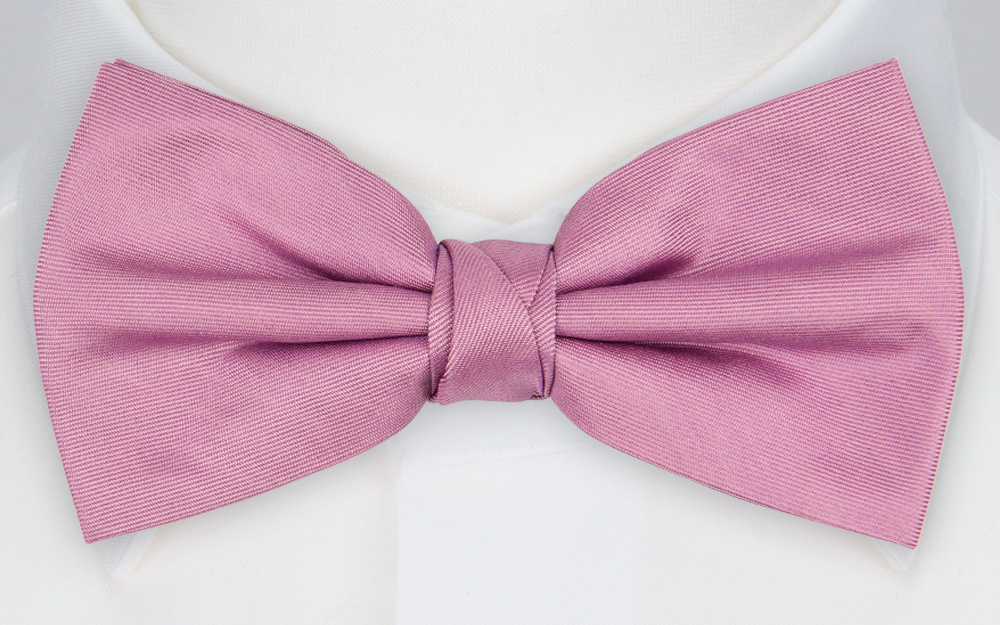 SOLID Lavender Pink boy's bow tie