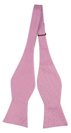 SOLID Lavender Pink self-tie bow tie