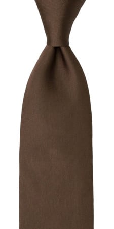 SOLID Light umber classic tie