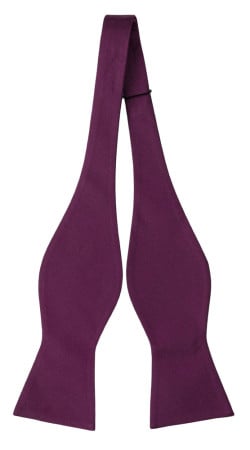SOLID Magenta self-tie bow tie