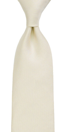 SOLID Off white classic tie