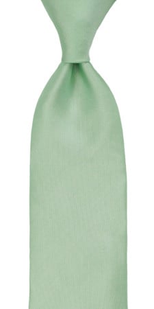SOLID PASTEL GREEN classic tie