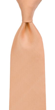 SOLID Peach classic tie