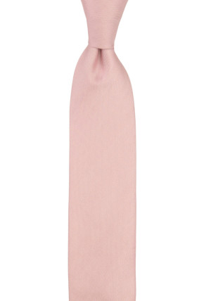 Solid Powder Pink boy's tie medium