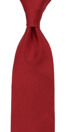SOLID Red classic tie