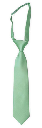 SOLID Seafoam turquoise boy's tie small pre-tied