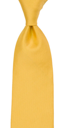 SOLID Yellow classic tie