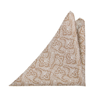 SOONRELATED FAWN BEIGE pocket square