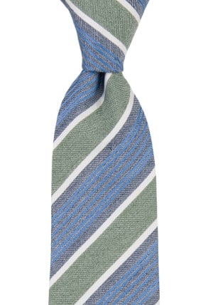 SPONTANEOUSSTRIPES FAWN GREEN classic tie