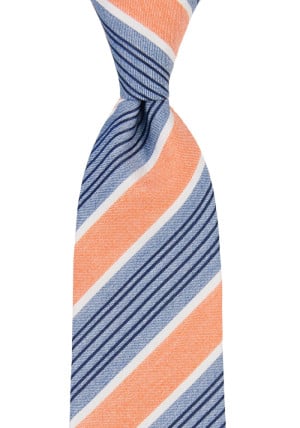 SPONTANEOUSSTRIPES ORANGE classic tie