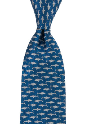 STAYSHARK BLUE classic tie