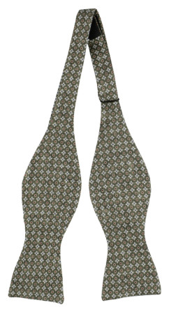 STILO GREEN self-tie bow tie