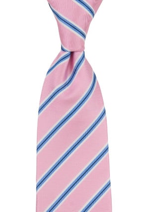 STRAIGHTONSTRIPE PINK classic tie