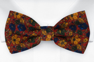 SVOLAZZO ORANGE pre-tied bow tie