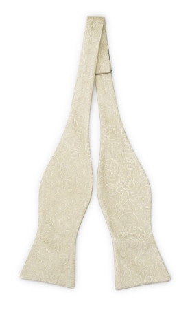 SWANKY CHAMPAGNE self-tie bow tie