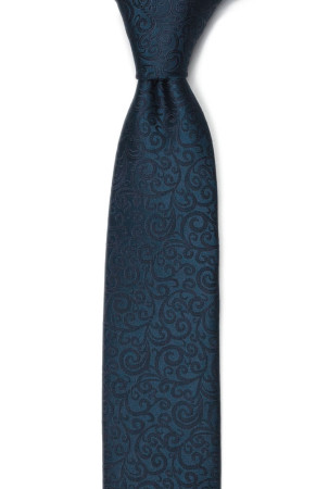 SWANKY DARK BLUE skinny tie