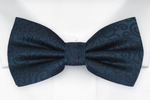 SWANKY DARK BLUE boy's bow tie