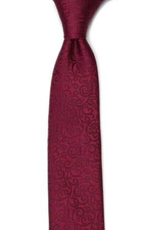 SWANKY Dark red boy's tie medium