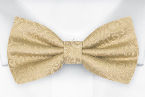SWANKY GOLD boy's bow tie