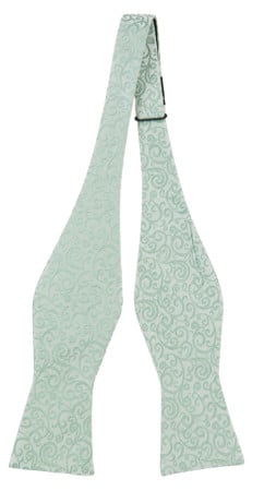 SWANKY JADE self-tie bow tie