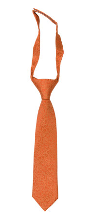 SWANKY ORANGE boy's tie small pre-tied