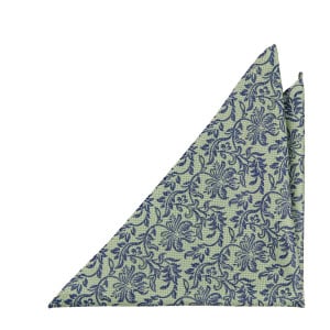 TESTIMONY LIGHT GREEN pocket square
